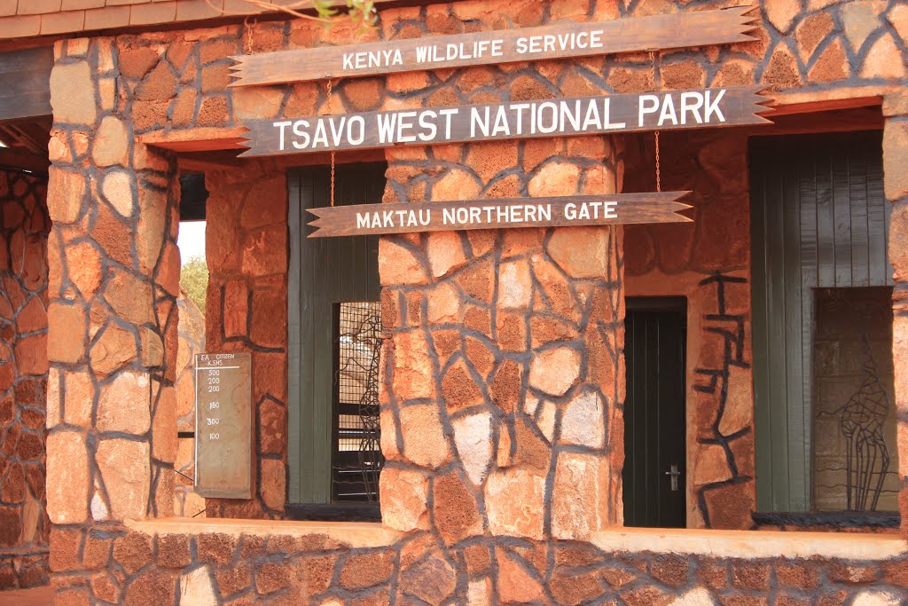 Tsavo West National Park Gates