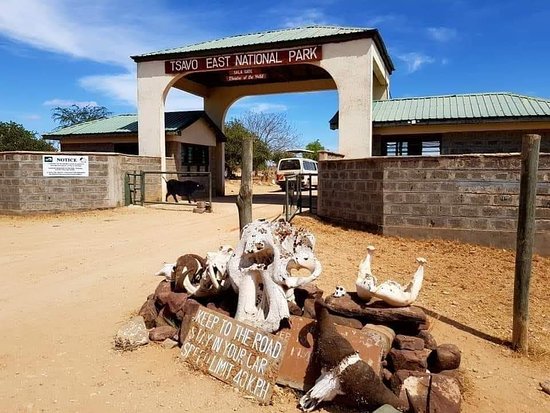Tsavo East National Park Gates